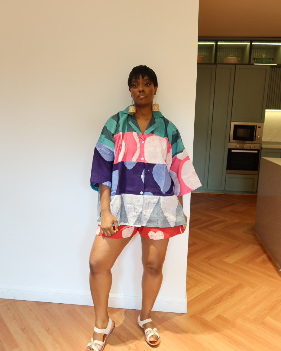 Multicolored Short Set