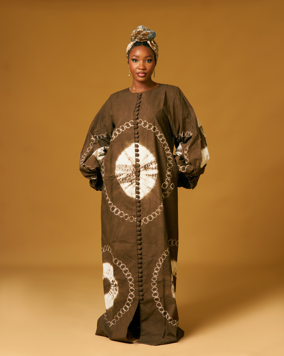 Lami dress in brown