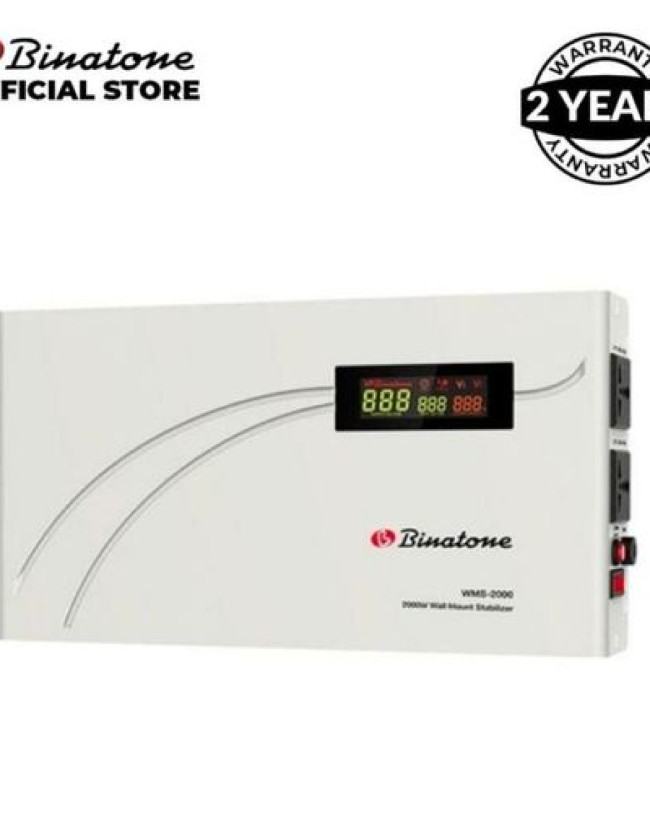 Binatone 5000W Wall Mount Voltage Stabilizer (WMS-5000)