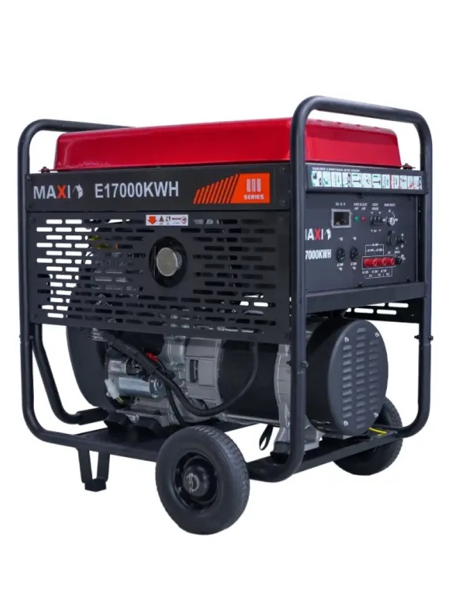 Maxi Generator 3-PHASE 21.25kVa | 17kW | with Key & Wheels (E17000KWH)