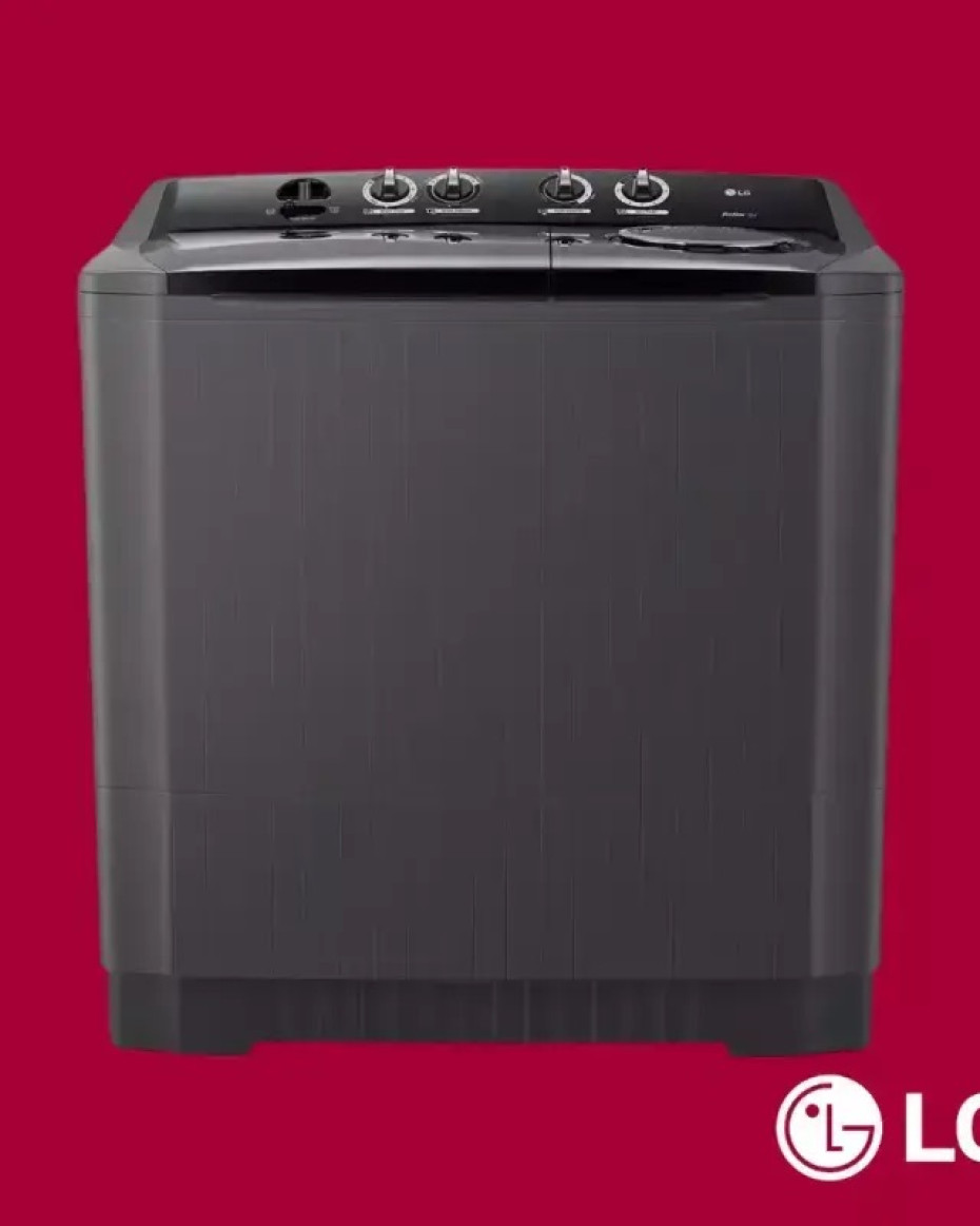 LG Top Load Twin Tub 7KG (P861RONT) Washing Machine