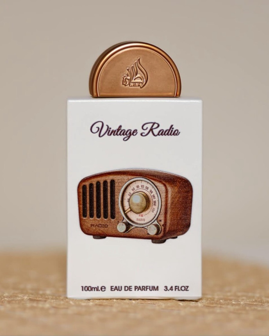 Lattafa Vintage Radio EDP 100ml perfume, 100ml