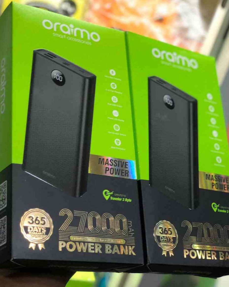 Oraimo 27000mAh Powerbank Fine Apples Brand Concept