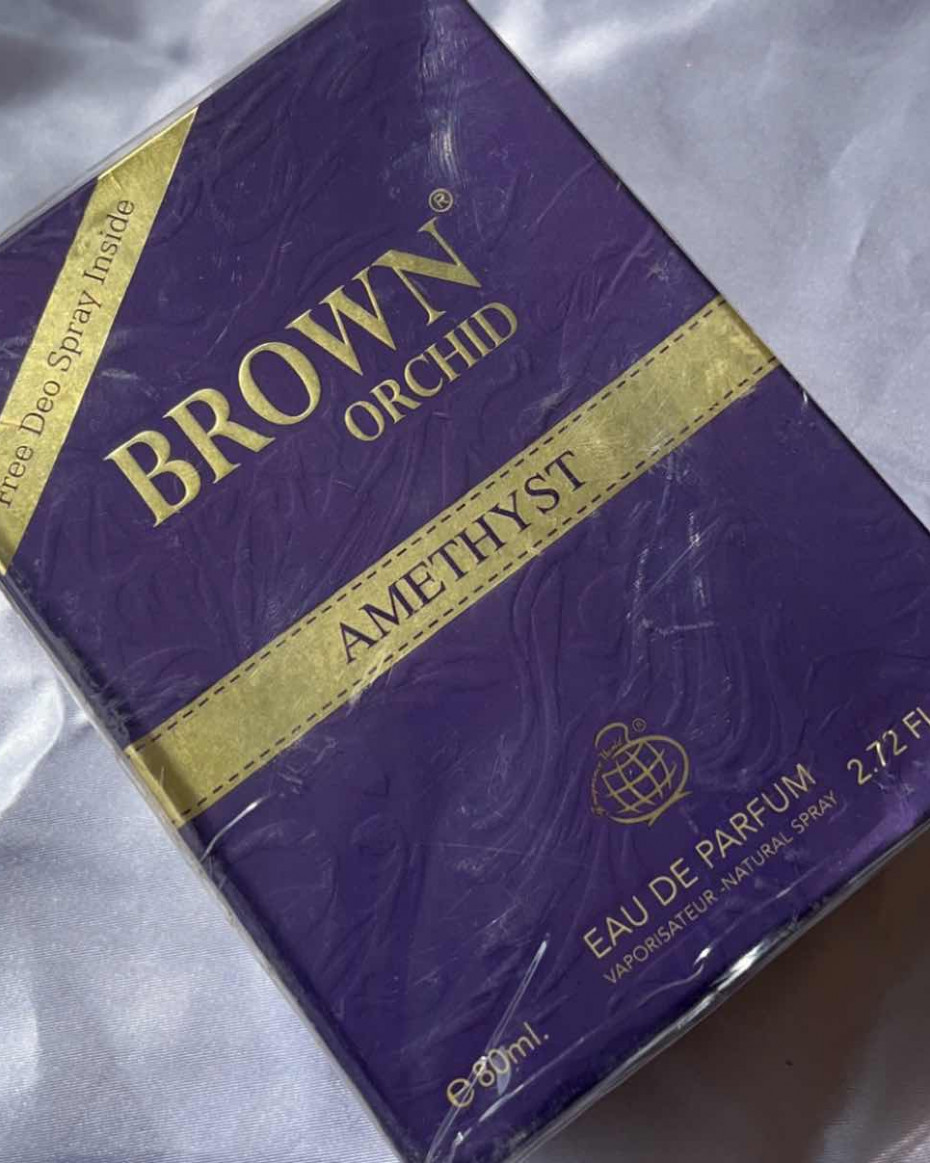 Brown Orchid Amethyst You deserve to smell nice