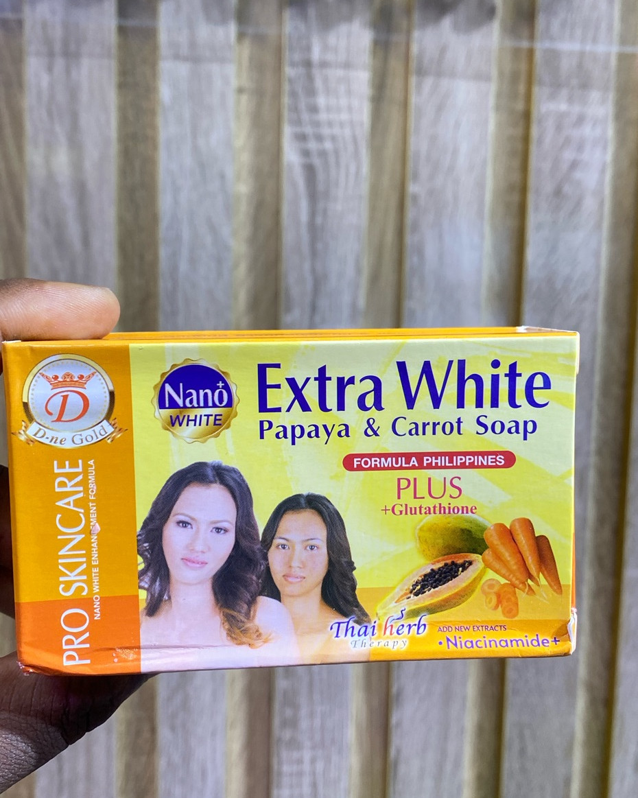 Nano Extra White Papaya Carrot Soap | Hale Beaute Mart. Healthy Skin!  Inside Out!