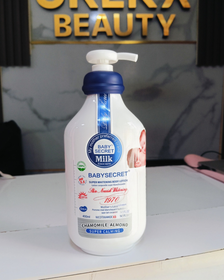 Milk Essence Baby Calming Lotion BABY SECRET CHAMOMILE ALMOND BODY