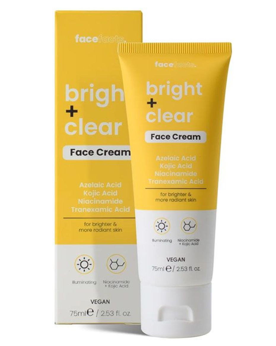 FaceFacts Bright + Clear Face Cream 75ml | Miwabeautystore